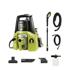 Sun Joe SPX7001E 2000 PSI 1.95 GPM 2-in-1 Cold Water Electric Pressure Washer with Built-in Wet/Dry Vacuum System