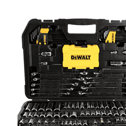 DEWALT DWMT73802 1/4 in. x 3/8 in. Drive Polished Chrome Mechanics Tool Set (142-Piece)