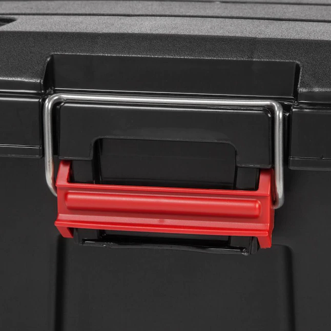 IRIS 4-Pack Weather Tight Storage Box X-large 20.5-Gallon (82-Quart) Black Heavy Duty Tote with Latching Lid - Image 3