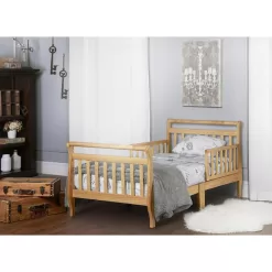 Alternative view of Dream On Me Natural Toddler Bed