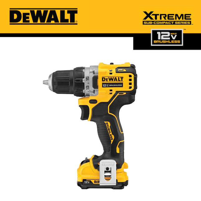 DEWALT Drill DCD701F2 XTREME 12-volt Max 3/8-in Brushless Cordless (2 Li-ion Batteries Included and Charger Included) - Image 2