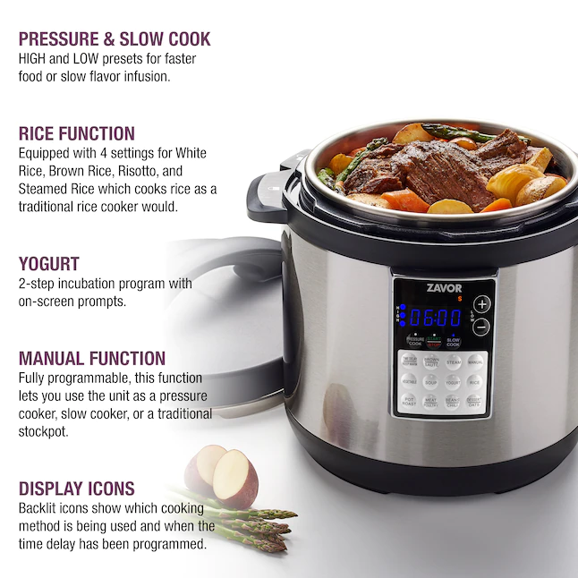 Zavor LUX Edge, 4 Quart Programmable Electric Multi-Cooker - Image 5