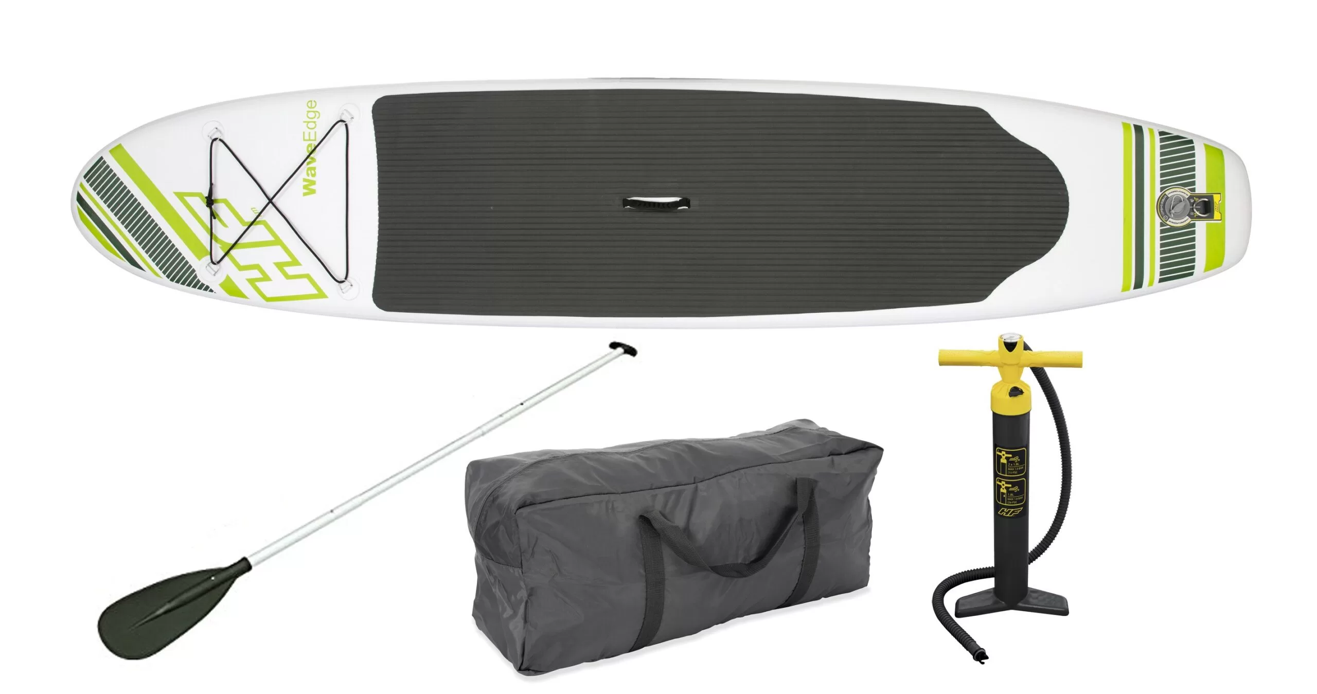 Bestway Inflatable Hydro Force Paddle Board with Intex 2 Person Kayak and Air Pump
