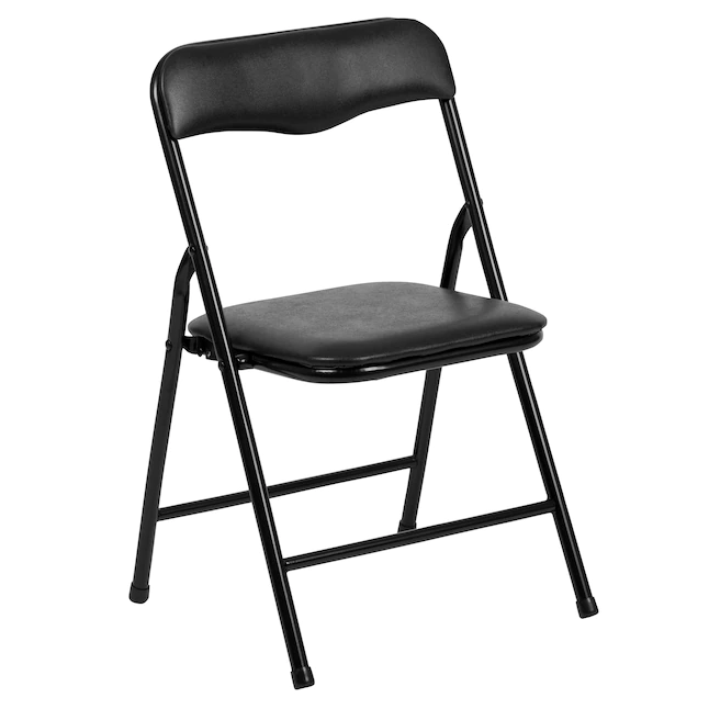 Flash Furniture 24-in x 24-in 5-Piece Indoor Powder-coated Steel Folding Table and Chair Set - Image 9