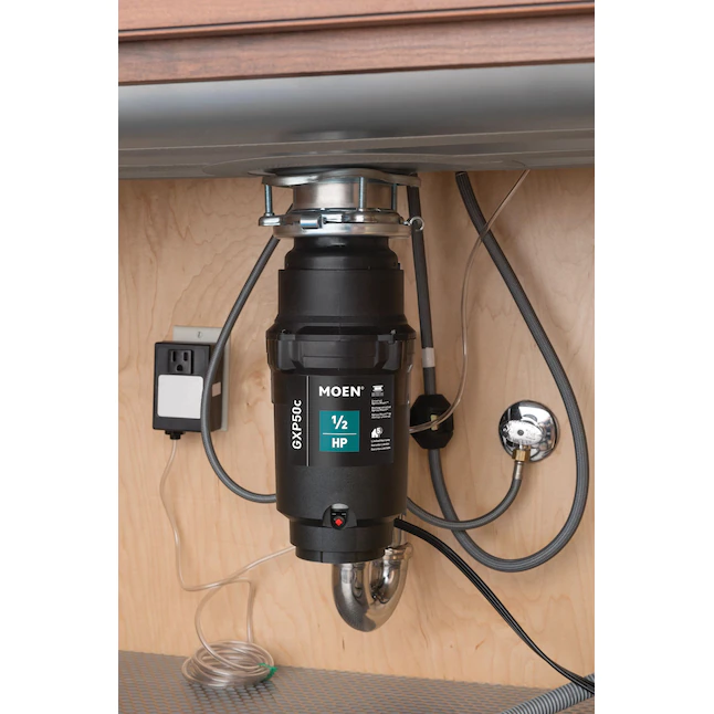 Moen Prep Corded 1/2-HP Continuous Feed Noise Insulation Garbage Disposal - Image 8