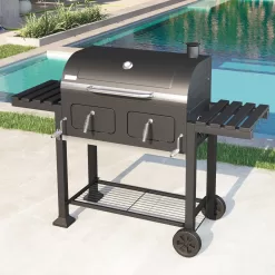 Alternative view of Sophia & William 34-inch BBQ Charcoal Grill Outdoor Portable Barbecue Grill