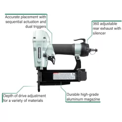 Alternative view of Metabo HPT NP50AM 23-Gauge Pneumatic Finish Nail Gun (Nailer)