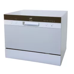 Sunpentown SD-2224DS Countertop Dishwasher with Delay Start & LED – Silver
