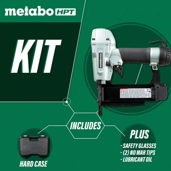 Metabo HPT NP50AM 23-Gauge Pneumatic Finish Nail Gun (Nailer) - Image 3