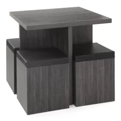 Mainstays 5-Piece Dexter Dining Set with Storage Ottoman