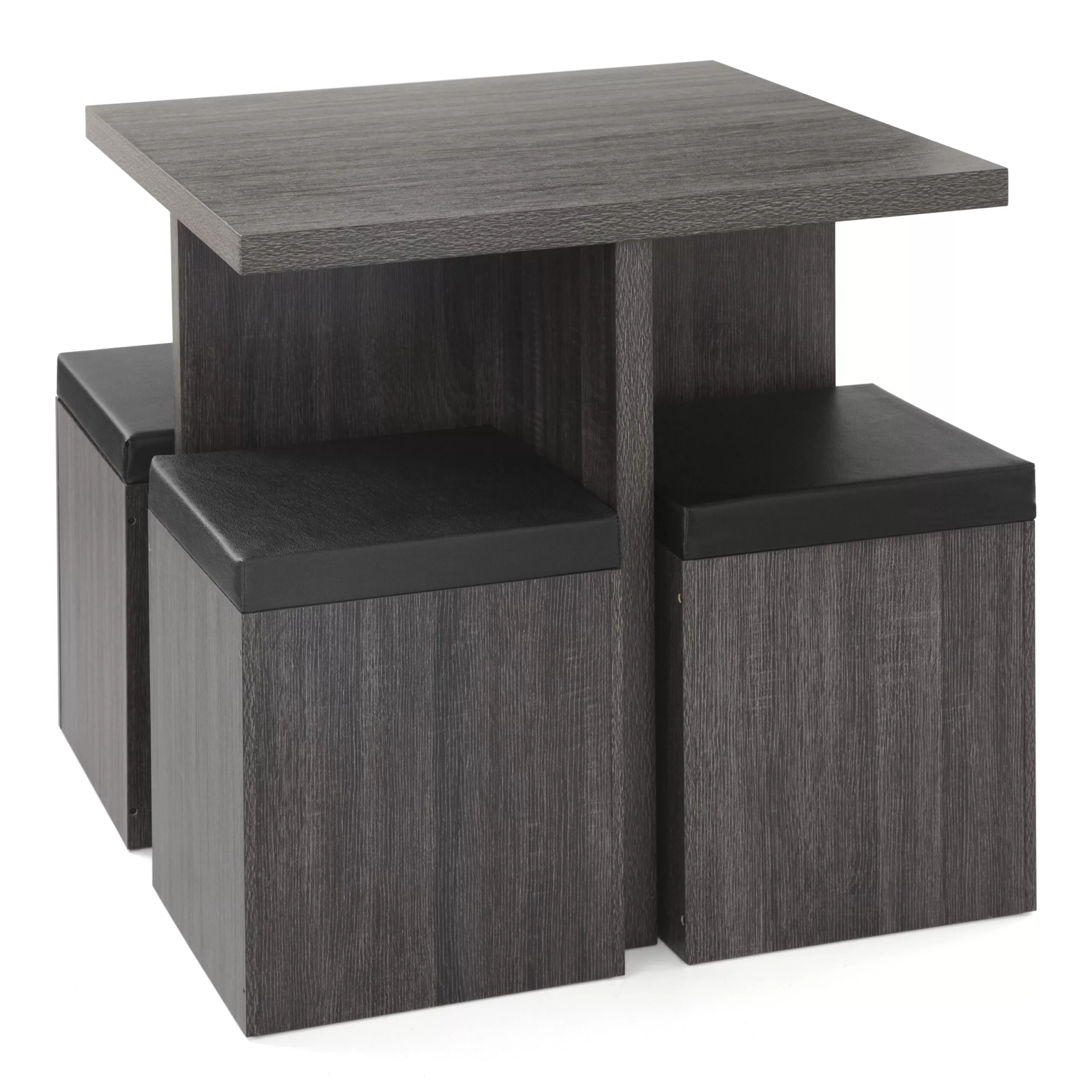 Mainstays 5-Piece Dexter Dining Set with Storage Ottoman