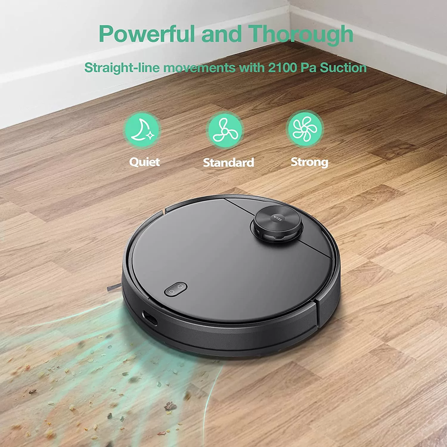 Wyze Robot Vacuum with LiDAR Room Mapping