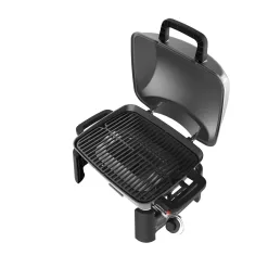 Nexgrill 1 Burner Cast Aluminum Tabletop Propane Gas Grill - Black