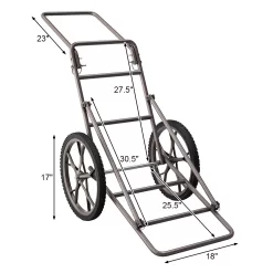 Costway New Deer Cart Game Hauler Utility Gear Dolly Cart Hunting Accessories - 500 LB