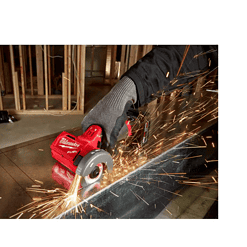 Milwaukee 2522-21XC-2457-20 M12 FUEL 12-Volt 3 in. Lithium-Ion Brushless Cordless Cut Off Saw Kit W/ M12 3/8 in. Ratchet