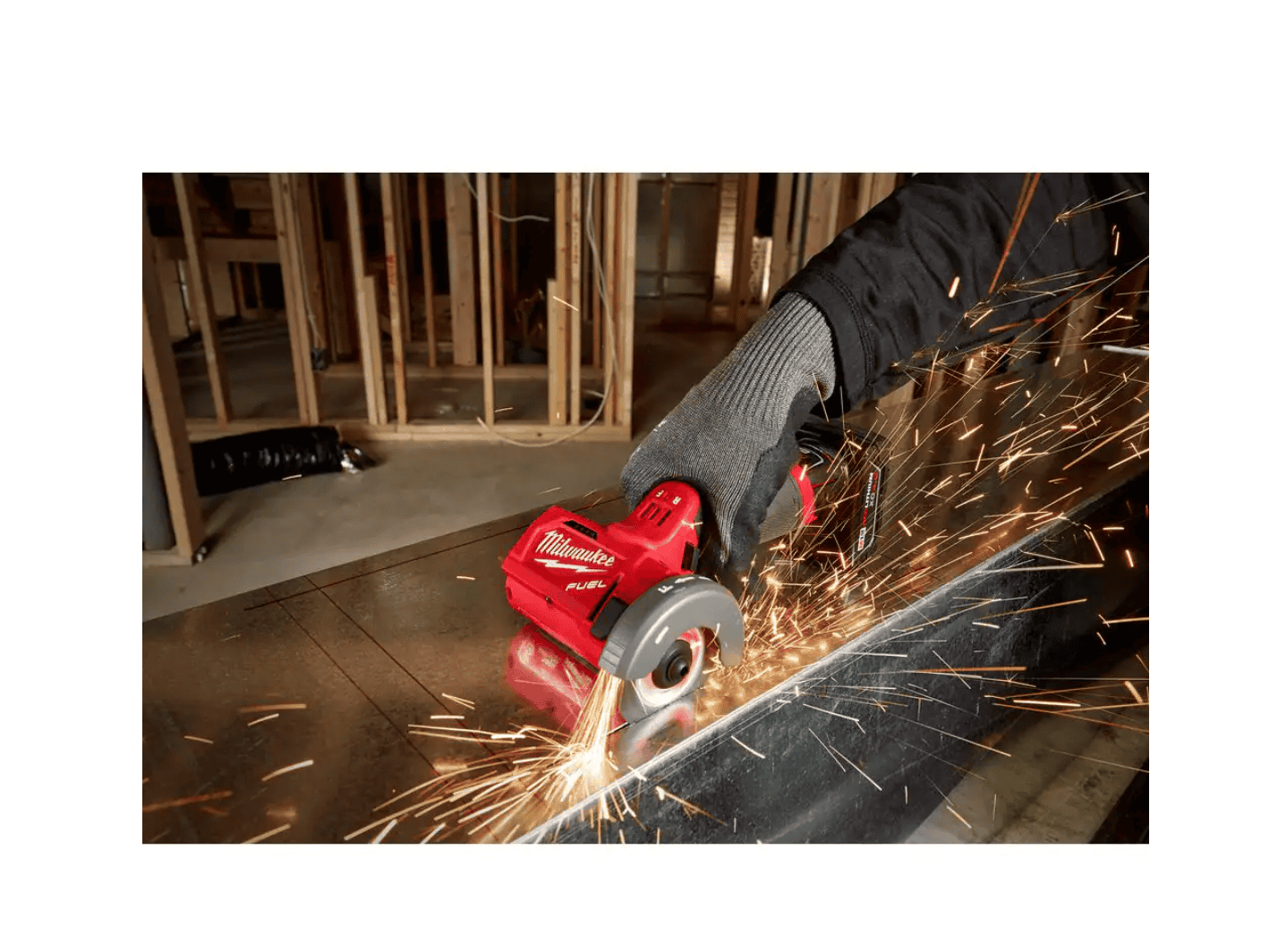 Milwaukee 2522-21XC-2457-20 M12 FUEL 12-Volt 3 in. Lithium-Ion Brushless Cordless Cut Off Saw Kit W/ M12 3/8 in. Ratchet