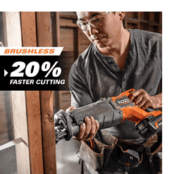 RIDGID Reciprocating Saw R8647B 18V Brushless Cordless (Tool Only)