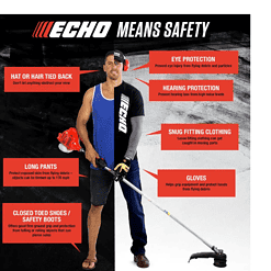 ECHO GT-225I 21.2 cc Gas 2-Stroke Cycle Curve Shaft Trimmer