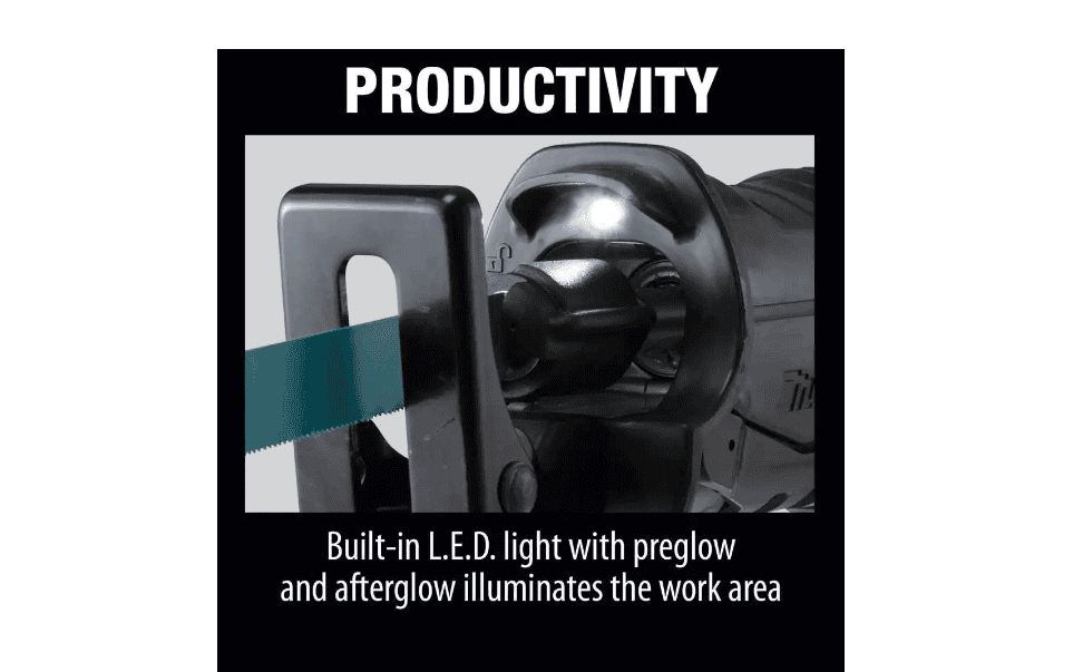 Makita Reciprocating Saw XRJ05Z 18-Volt LXT Lithium-Ion Brushless Cordless (Tool-Only)