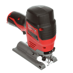 Milwaukee 2445-20-48-11-2440 M12 12V Lithium-Ion Cordless Jig Saw with 4.0 Ah Battery