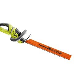 RYOBI RY40480VNM-HDG 40V 110 MPH 525 CFM Cordless Variable-Speed Jet Fan Leaf Blower & 24 in. Hedge Trimmer with 4.0 Ah Battery & Charger
