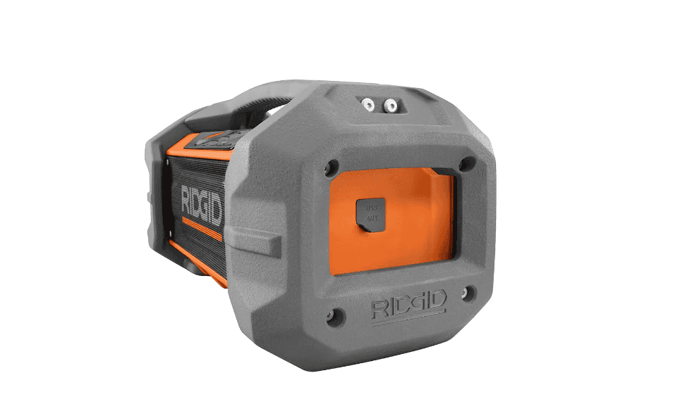 RIDGID R84087 18V Hybrid Jobsite Radio with Bluetooth Wireless Technology (Tool Only)