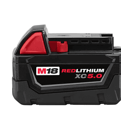 Milwaukee Reciprocating Saw 2621-20-48-59-1850 M18 18V Lithium-Ion Cordless SAWZALL with M18 Starter Kit (1) 5.0Ah Battery and Charger