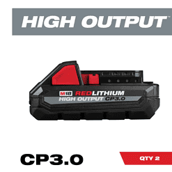 Milwaukee 2630-20-48-11-1837 M18 18V Lithium-Ion Cordless 6-1/2 in. Circular Saw with Two 3.0 Ah Batteries