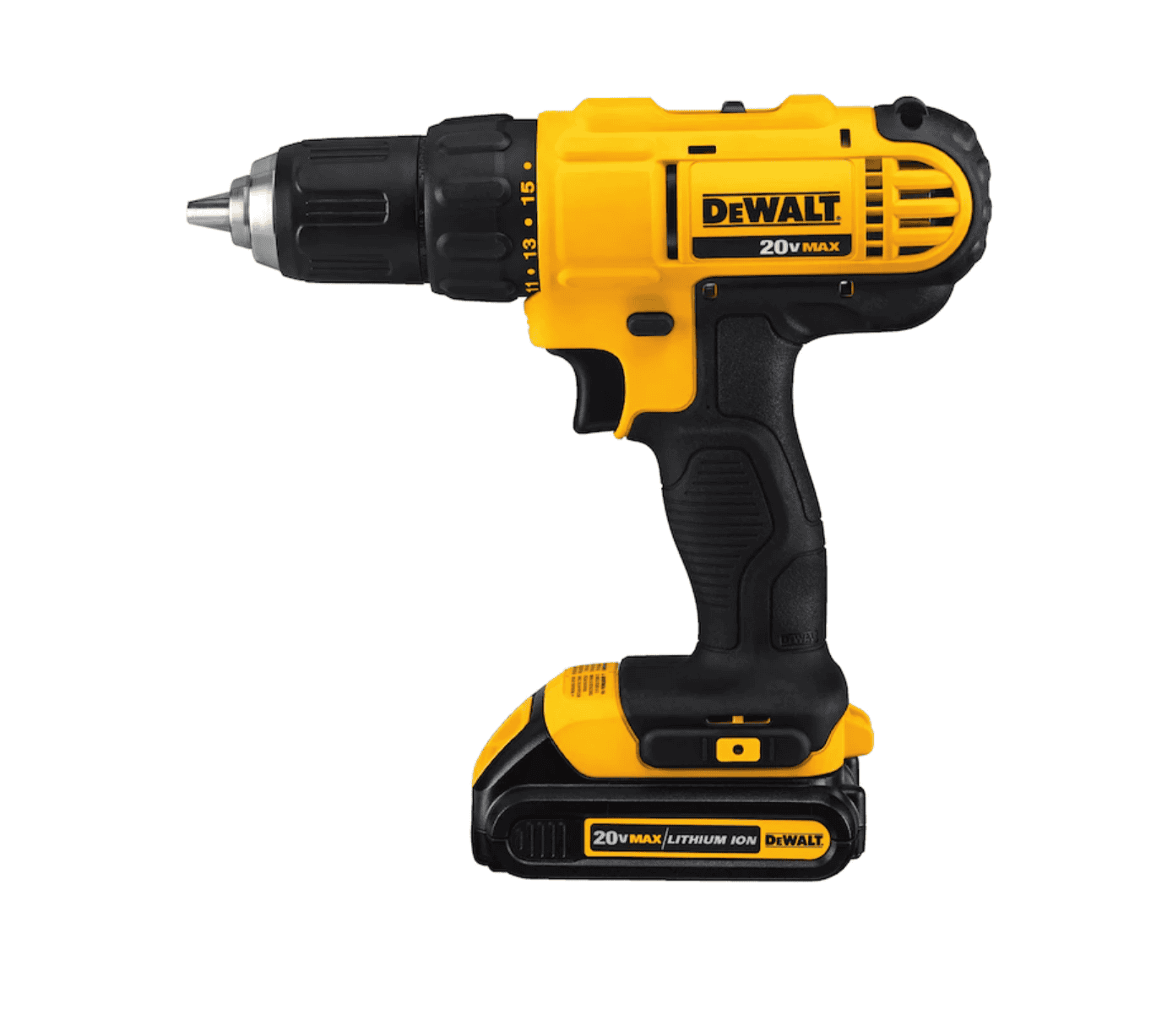 DEWALT Drill DCD771C2 20-volt 1/2-in Cordless (2-Batteries Included and Charger Included)