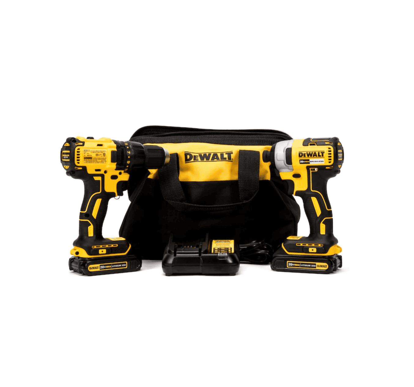 DEWALT DCK277C2 2-Tool 20-Volt Max Brushless Power Tool Combo Kit with Soft Case (2-Batteries and charger Included) - Image 4