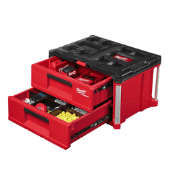 Milwaukee 48-22-8442 PACKOUT 22 in. 2-Drawer Tool Box with Metal Reinforced Corners