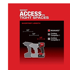 Milwaukee 2854-20 M18 FUEL GEN-3 18V Lithium-Ion Brushless Cordless 3/8 in. Compact Impact Wrench with Friction Ring (Tool-Only)
