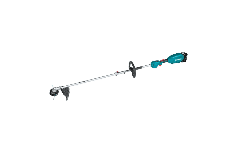 Makita XUX02SM1X1 18V LXT Lithium-Ion Brushless Cordless Couple Shaft Power Head Kit w/13 in. String Trimmer Attachment (4.0Ah)