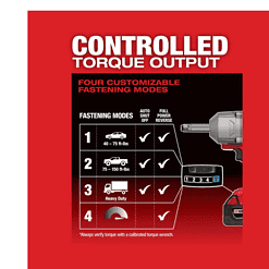 Milwaukee 2769-20 M18 ONE-KEY FUEL 18V Lithium-Ion Brushless Cordless 1/2 in. Impact Wrench with Extended Anvil (Tool-Only)