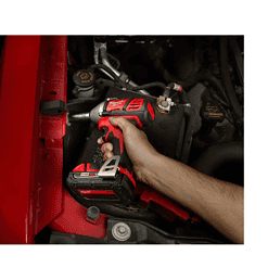 Milwaukee 2658-20-48-59-1850 M18 18V Lithium-Ion Cordless 3/8 in. Impact Wrench W/ Friction Ring W/ M18 Starter Kit (1) 5.0Ah Battery & Charger