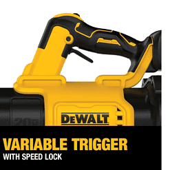 DEWALT DCBL722B 20V MAX 125 MPH 450 CFM Cordless Brushless Battery Powered Handheld Leaf Blower (Tool Only)