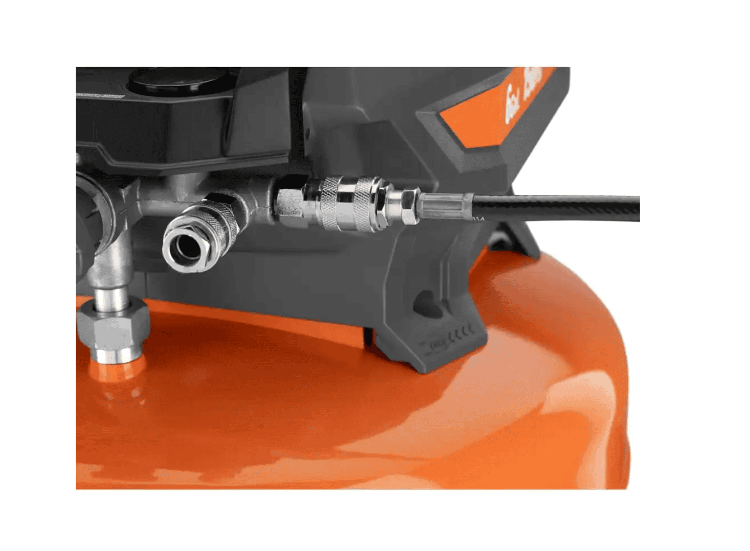 RIDGID R69601FKN 6 Gal. Electric Pancake Air Compressor and Pneumatic 18-Gauge 2-1/8 in. Brad Nailer