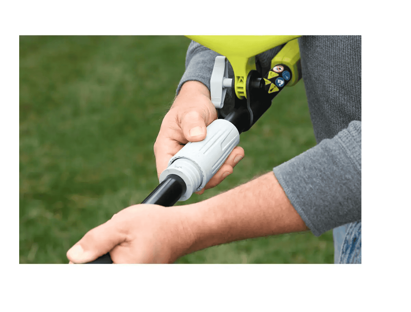 RYOBI RY405100-PS 40V HP Brushless 14 in. Cordless Battery Chainsaw and 10 in. Cordless Battery Pole Saw with 4.0 Ah Battery and Charger