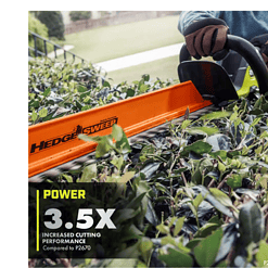 RYOBI P2680VNM ONE+ HP 18V Brushless 22 in. Cordless Battery Hedge Trimmer with 2.0 Ah Battery and Charger