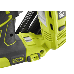 RYOBI P330 ONE+ 18V Lithium-Ion Cordless AirStrike 15-Gauge Angled Finish Nailer (Tool Only) with Sample Nails