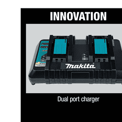Makita DC18RD 18-Volt Lithium-Ion Dual Port Rapid Optimum Charger
