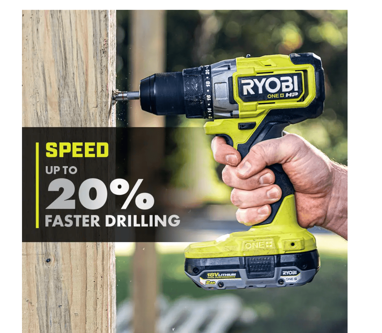 RYOBI PBLDD01K-A989504 ONE+ HP 18V Brushless Cordless 1/2 in. Drill/Driver Kit w/(2) Batteries, Charger, Bag, & Drill and Drive Kit (95-Piece)