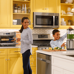GE Stainless Steel Digital Air Fryer Toaster Oven with 8 Cooking Modes