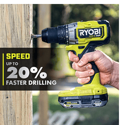 RYOBI PBLDD01K-A986501 ONE+ HP 18V Brushless Cordless 1/2 in. Drill/Driver Kit w/(2) Batteries, Charger, Bag, & Drill and Drive Kit (65-Piece)
