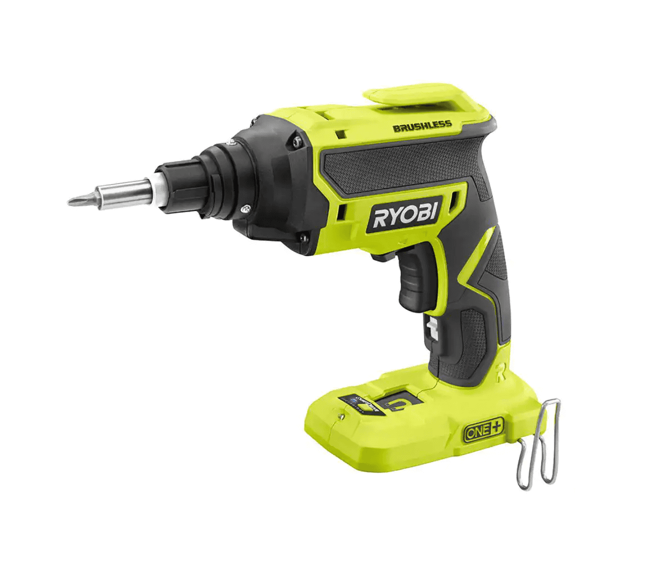RYOBI P225-PSK005 ONE+ 18V Brushless Cordless Drywall Screw Gun with 2.0 Ah Battery and Charger