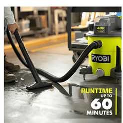 RYOBI RY40WD01B 40V 10 Gal. Cordless Wet/Dry Vacuum (Tool Only)