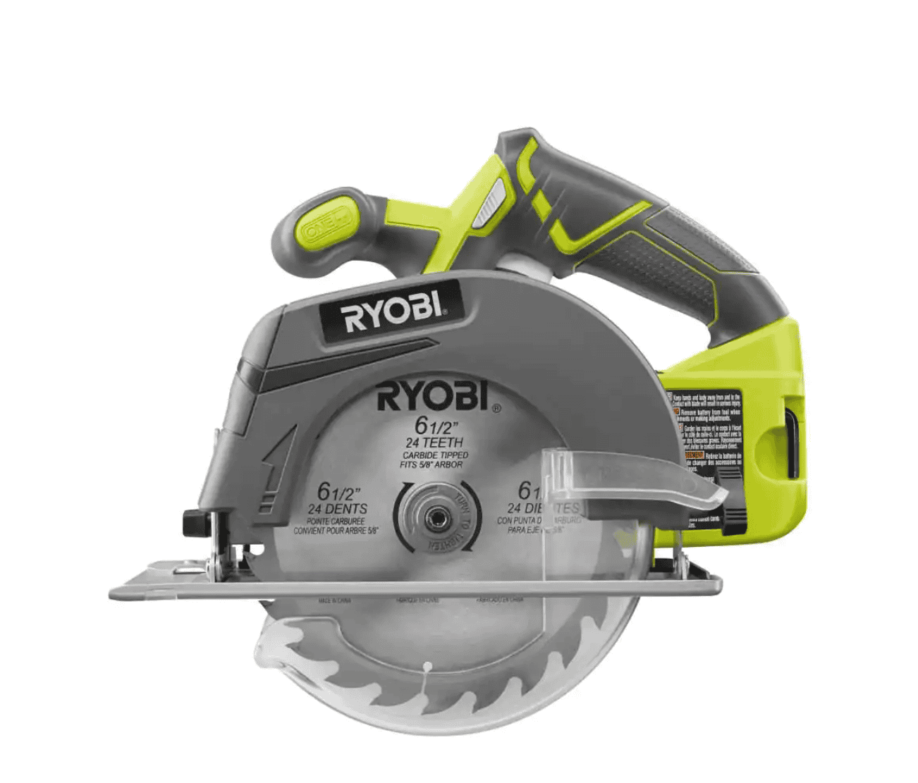 RYOBI P507-PSK005 ONE+ 18V Cordless 6-1/2 in. Circular Saw with 2.0 Ah Battery and Charger