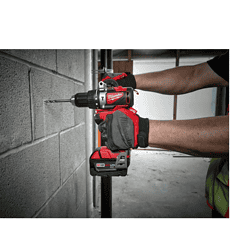 Milwaukee 2902-22 M18 18-Volt Lithium-Ion Brushless Cordless 1/2 in. Compact Hammer Drill/Driver Kit w/Two 4.0Ah Batteries and Hard Case