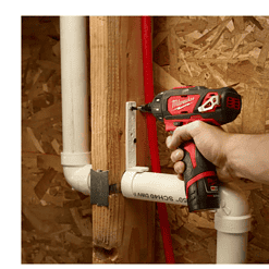 Milwaukee 2406-22 M12 12-Volt Lithium-Ion Cordless 1/4 in. Hex 2-Speed Screwdriver Kit with Two 1.5 Ah Batteries and Hard Case