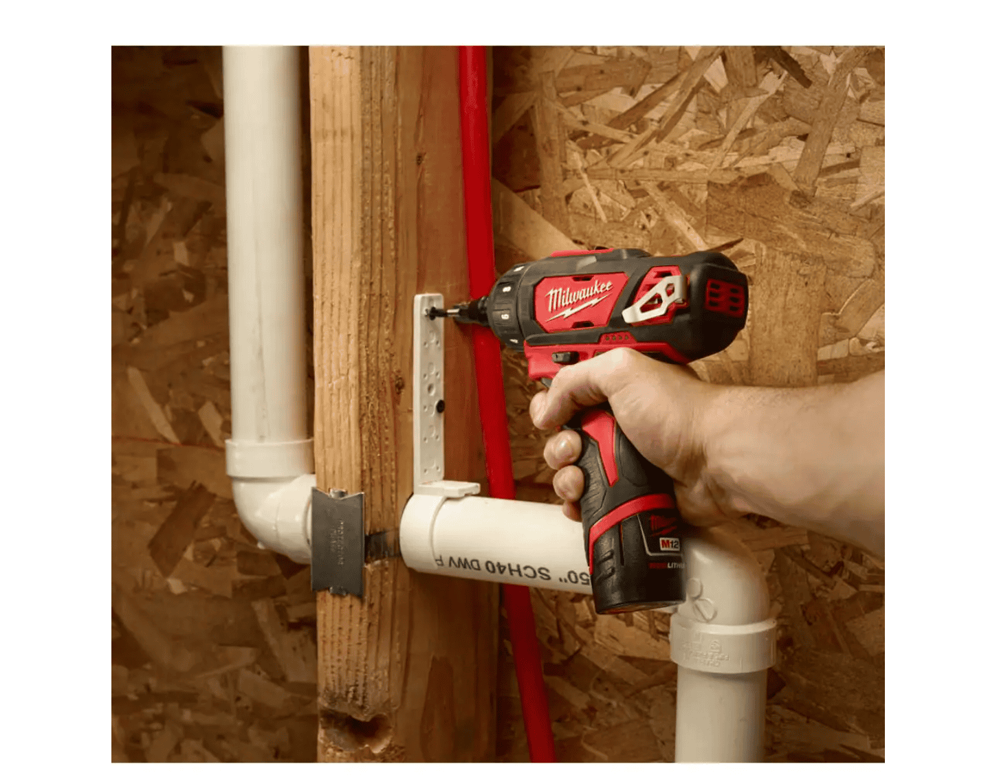 Milwaukee 2406-22 M12 12-Volt Lithium-Ion Cordless 1/4 in. Hex 2-Speed Screwdriver Kit with Two 1.5 Ah Batteries and Hard Case